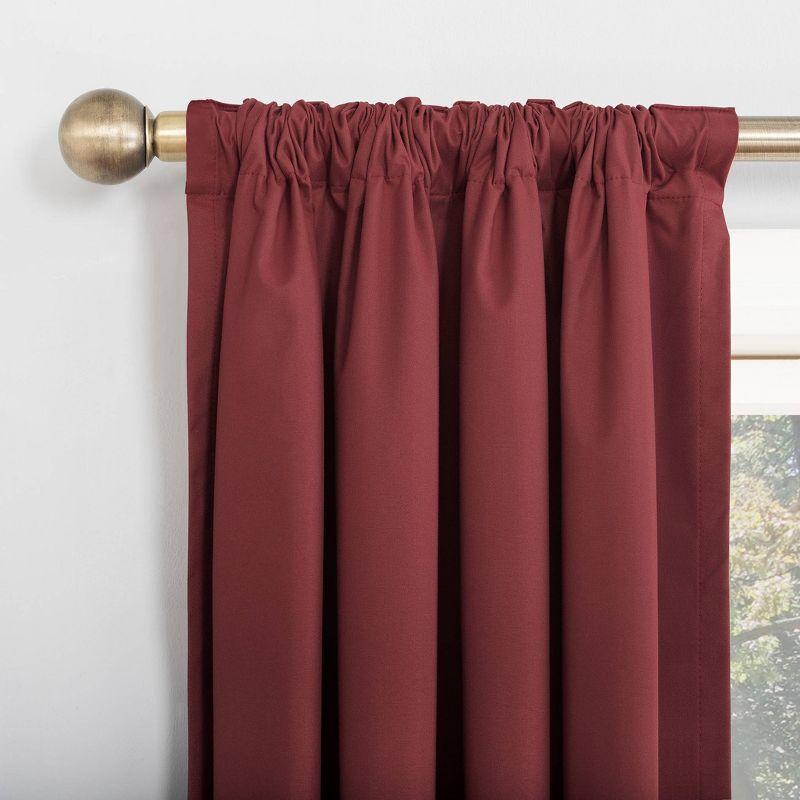 Sun Zero Blackout Cyrus Thermal Back Tab Curtain Panel