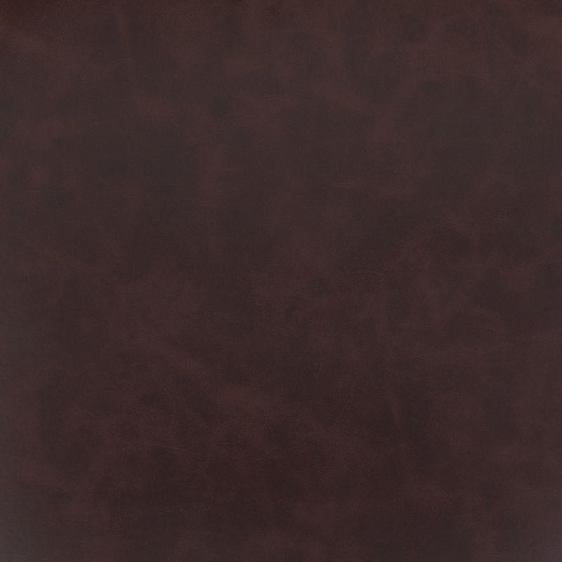 Emma and Oliver Set of 2 Kitchen Counter Height Stool - 24 Inch Dark Brown LeatherSoft Barstool