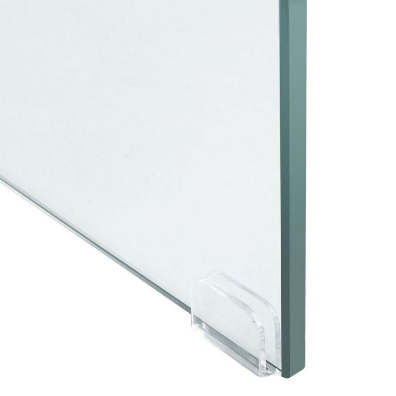 Kayley Accent Table - Glass/Black Oak Shelf - Safavieh.