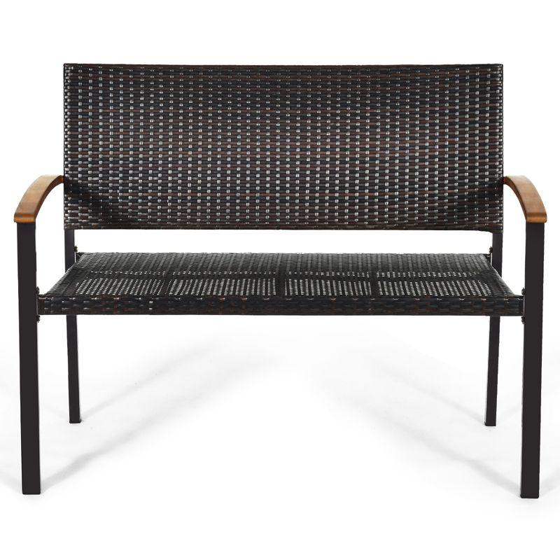 Red Barrel Studio® Alisanne Steel Outdoor Bench