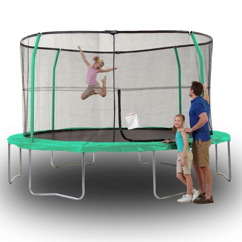 14' Backyard Trampoline with Safety Enclosure