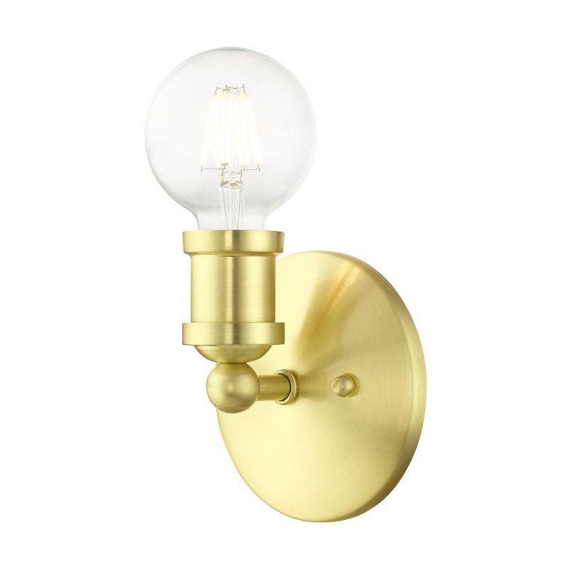 Livex Lighting Lansdale 1 - Light Vanity in  Satin Brass