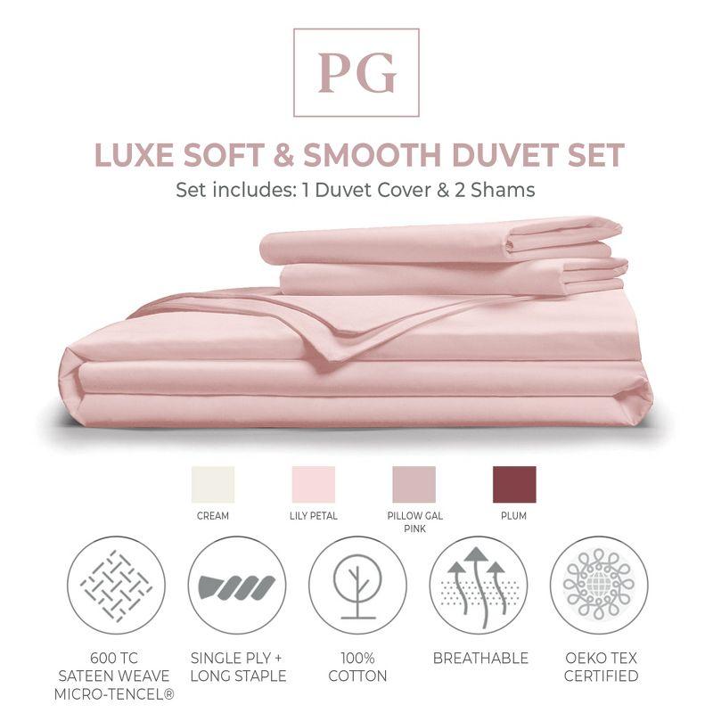 Pillow Gal Luxe Soft & Smooth TENCEL Duvet Cover Set