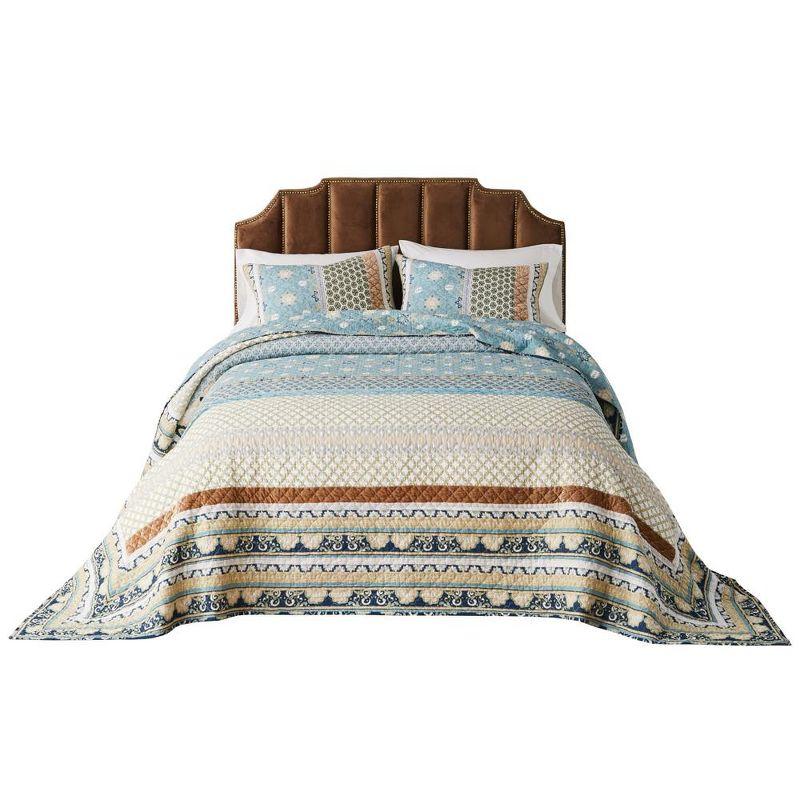 Thalia Boho Velvet Embellished Reversible Quilt Set