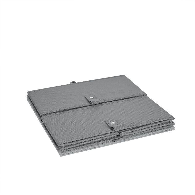 RiverRidge Kids 2pc 5" Fabric Collapsible Storage Cube Organizers for Playroom Organization (Set of 2)