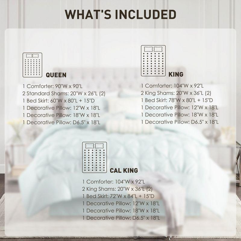 Madison Park Laurel 7 Piece Tufted Comforter Set