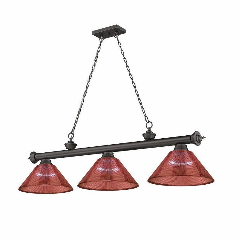 Z-Lite Cordon 3 - Light Chandelier in  Bronze