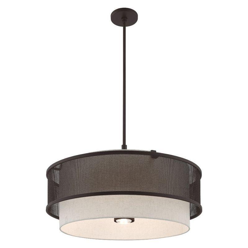 Livex Lighting Braddock 4 - Light Chandelier in  Bronze