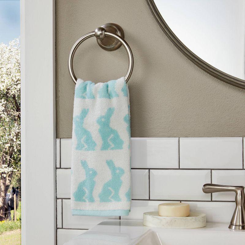 6pc Seasons Jacquard Hand Towel Set - SKL Home: Cotton, Midweight 450-550 GSM, Machine Washable