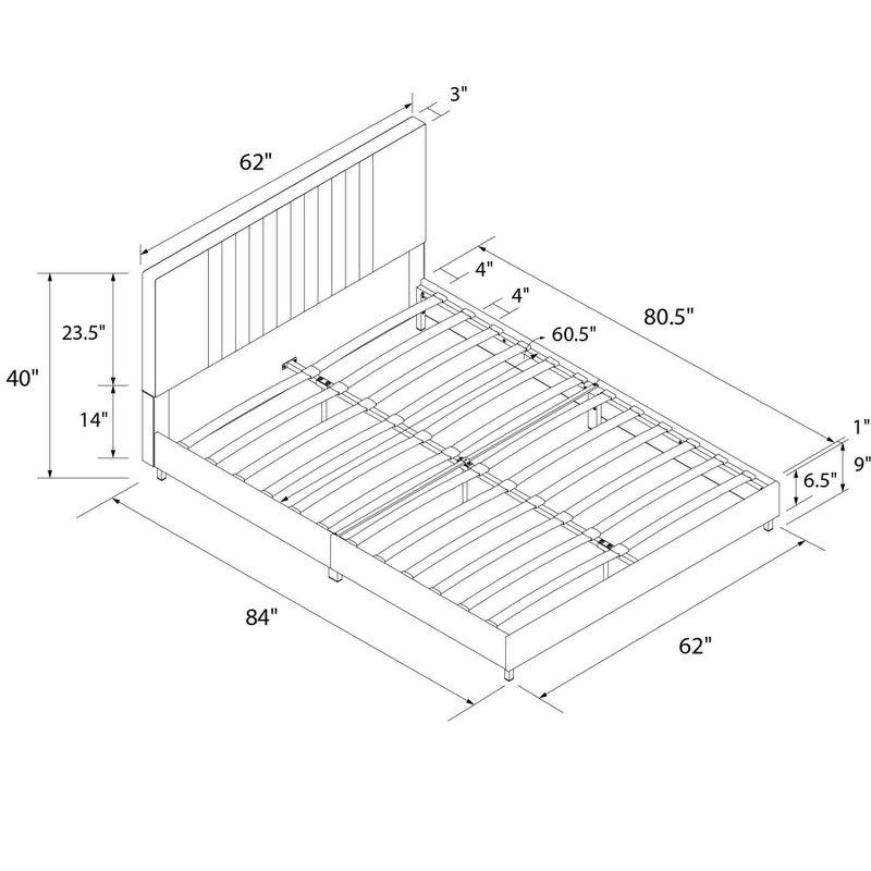 RealRooms Rio Upholstered Bed