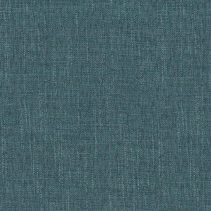 Round Storage Ottoman Teal - HomePop: Upholstered Footstool, Easy Lift Top, 250lb Capacity