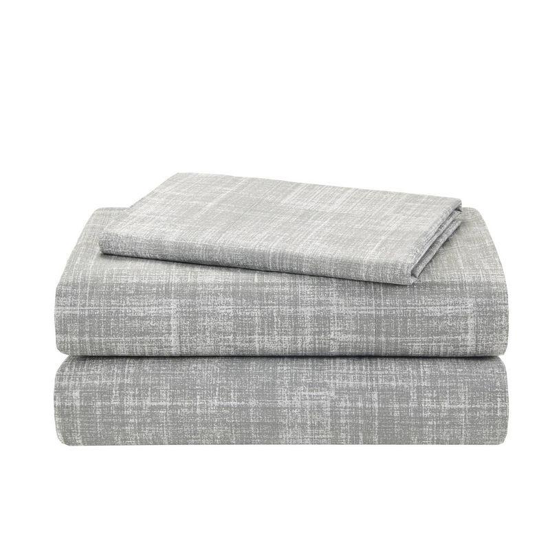 Madison Park Essentials Saben Microfiber Quilt Set with Cotton Bed Sheets