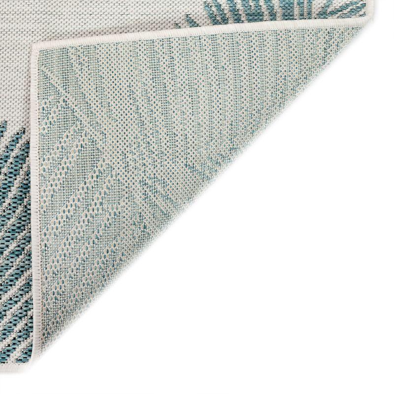 Liora Manne Carmel  Indoor/Outdoor Rug  Aqua..