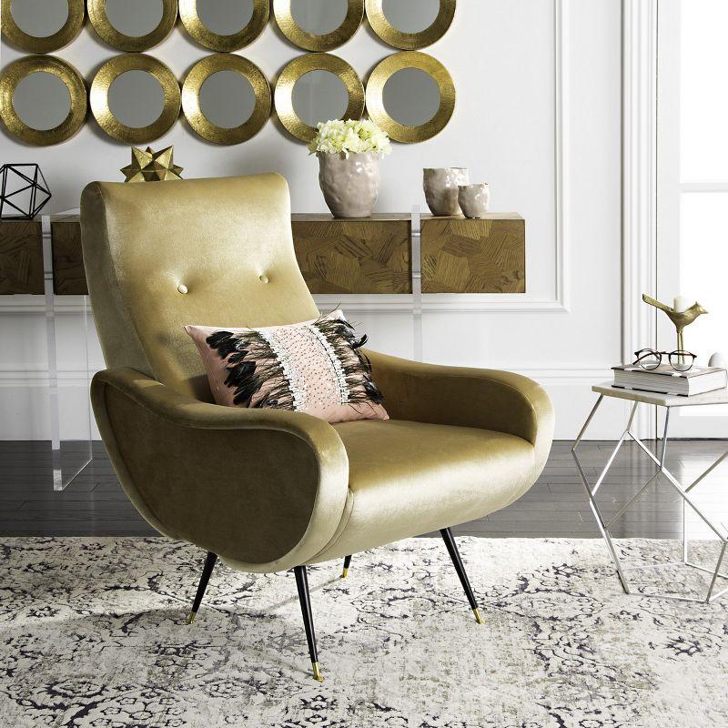Elicia Accent Chair - FOX6260 - Camel - Safavieh