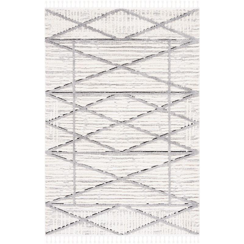 Marrakesh MRK540 Power Loomed Area Rug - Beige/Grey - 4'x6' - Safavieh.