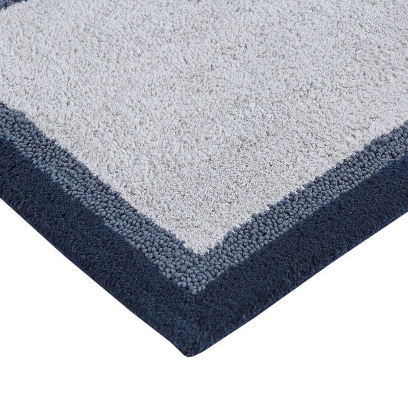 Salem Cotton Tufted Bath Rug Navy