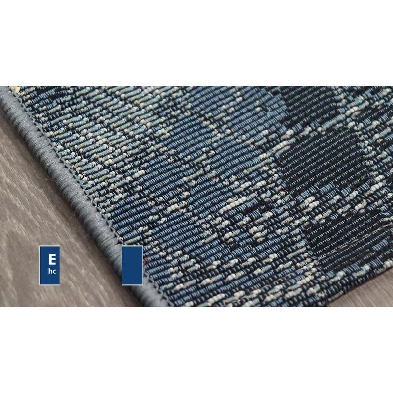 Liora Manne Marina Stripe Indoor/Outdoor Rug Black 7'10" x 9'10"