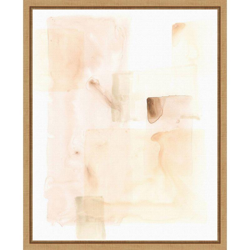 Amanti Art Liquid Chiffon I by June Erica Vess Framed Canvas Wall Art Print