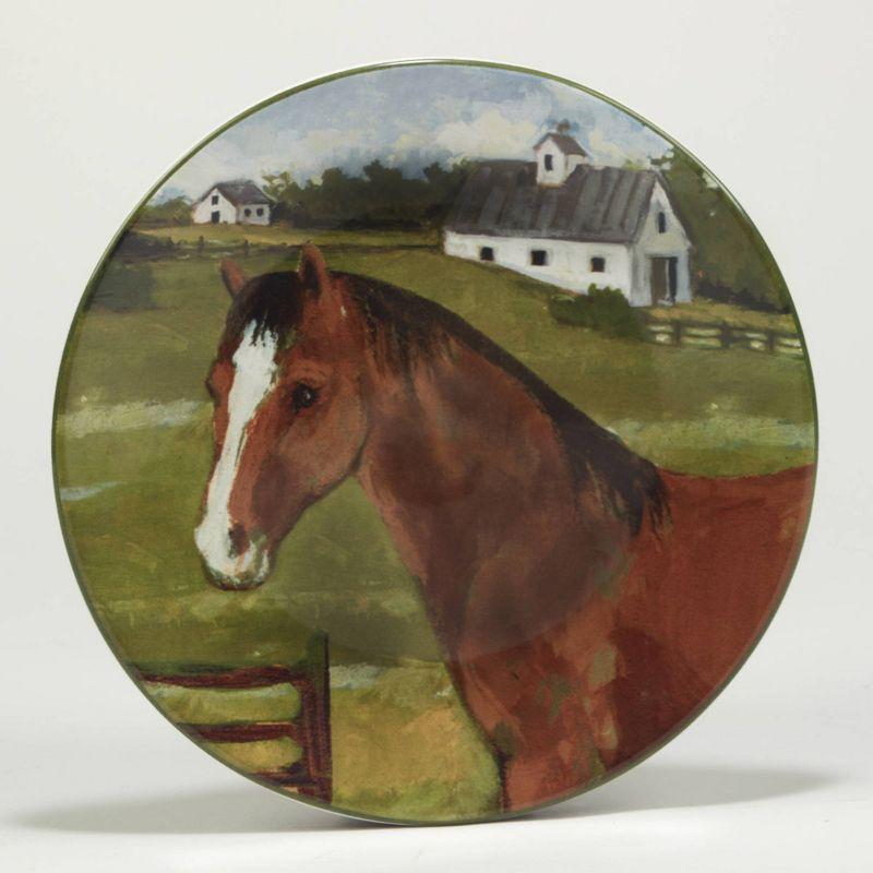 Set of 4 York Stables Assorted Salad/Dining Plates - Certified International