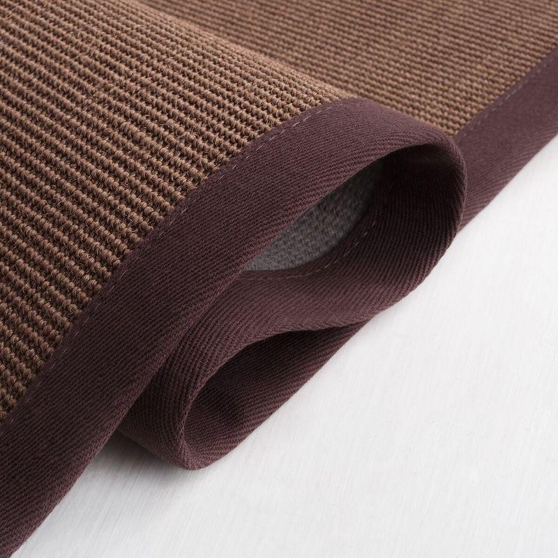 Natural Fiber NF131 Power Loomed Indoor Area Rug - Brown/Brown - 4'x6' - Safavieh
