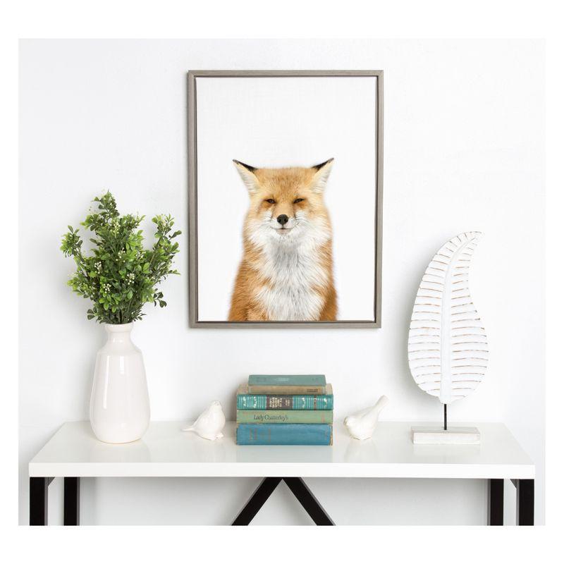 Sylvie Animal Studio Fox III Frame Canvas by Amy Peterson Art Studio - Kate & Laurel All Things Decor