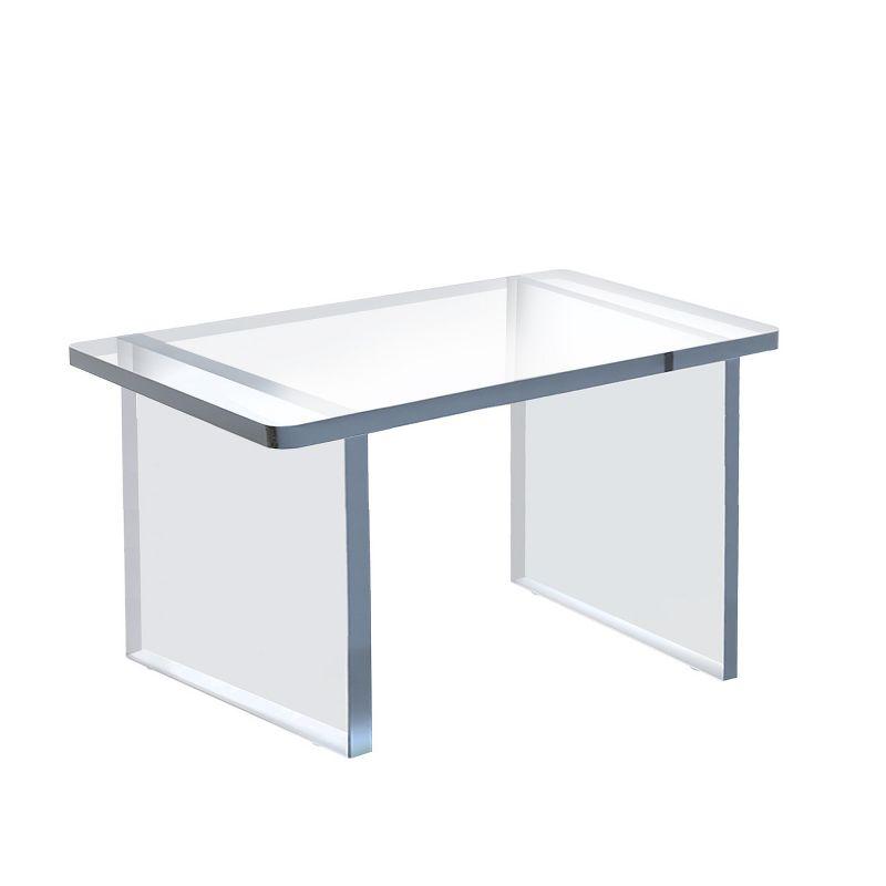 Azar Displays Clear Acrylic 11.75"W x 7.75"D x 8"H 1/2" Thick Deluxe Riser w/Bumpers