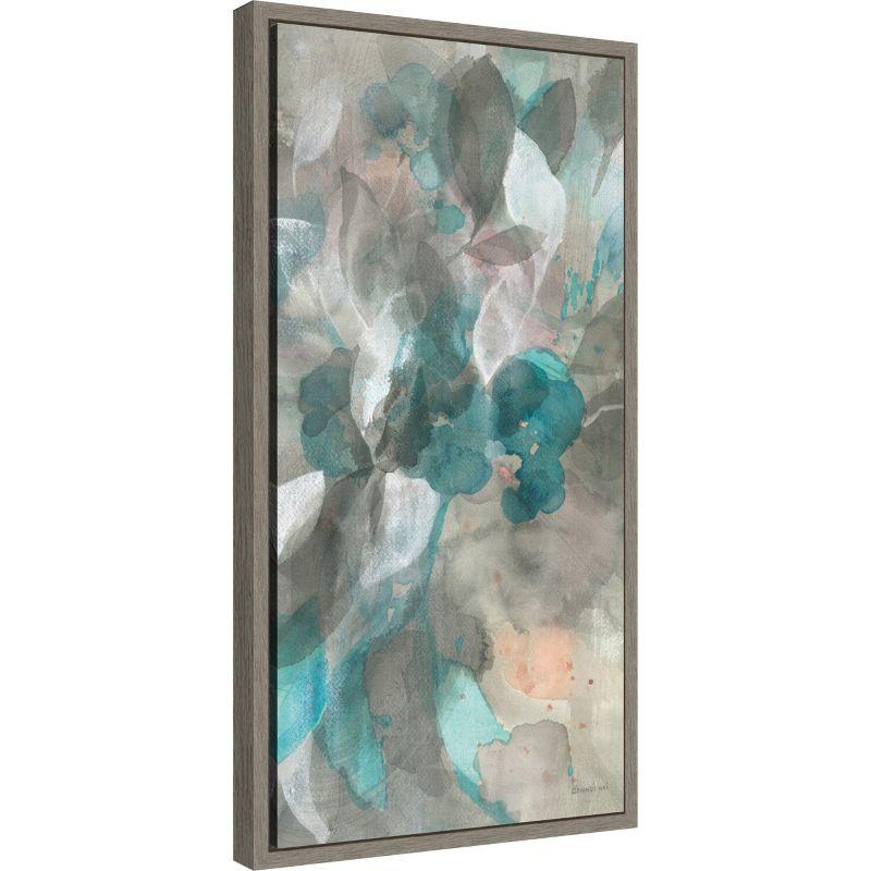 Amanti Art Abstract Nature III by Danhui Nai Canvas Wall Art Print Framed 14 x 27-in.