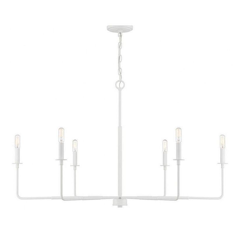 Alysa 6 - Light Dimmable Classic / Traditional Chandelier