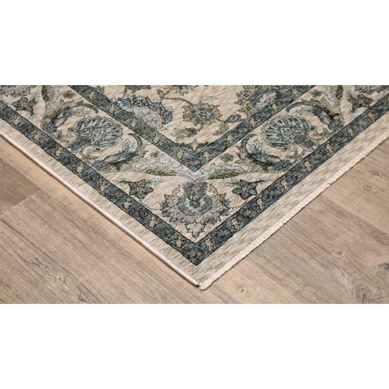 Oriental Weavers Aberdeen 070I1 Beige/ Blue Indoor Area Rug - 2' x 3'