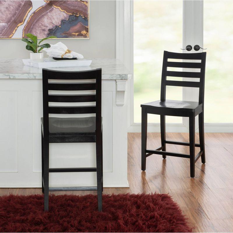 Set of 2 Flynn Counter Height Barstools - Linon