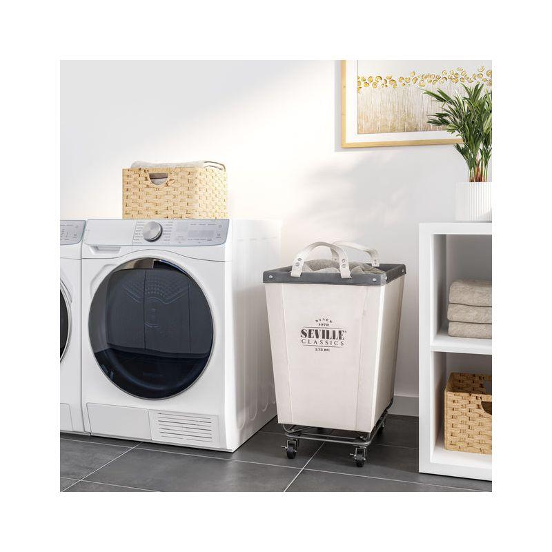 Rolling Commercial Laundry Hamper