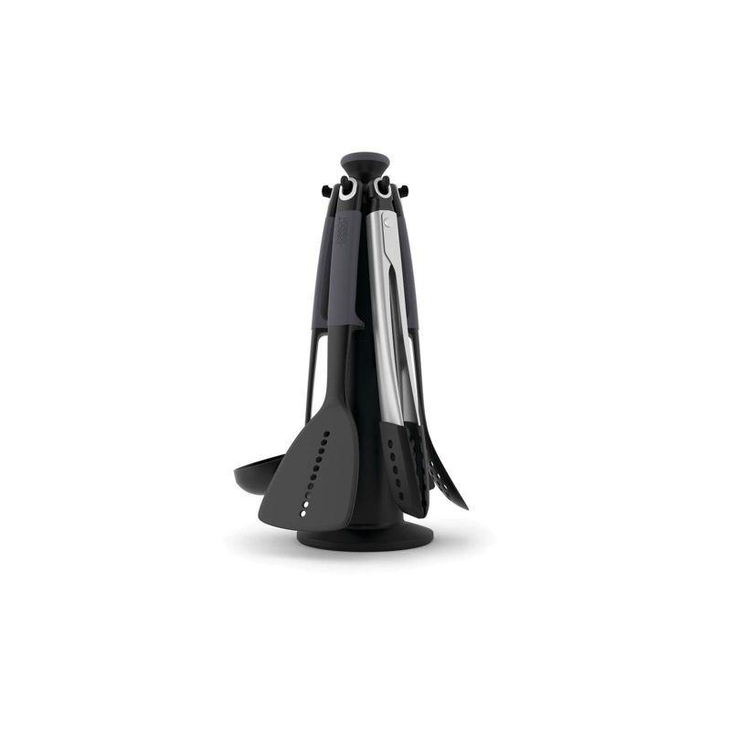 Joseph Joseph Joseph Joseph  6-Piece Utensil Carousel Set with Tongs