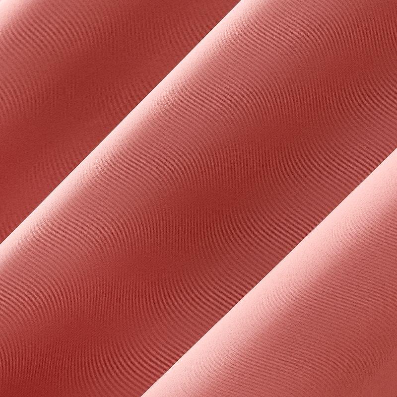 40"x95" Sun Zero Blackout Riley Kids' Bedroom Grommet Curtain Panel Sunset Coral: Energy Efficient, Noise Reduction