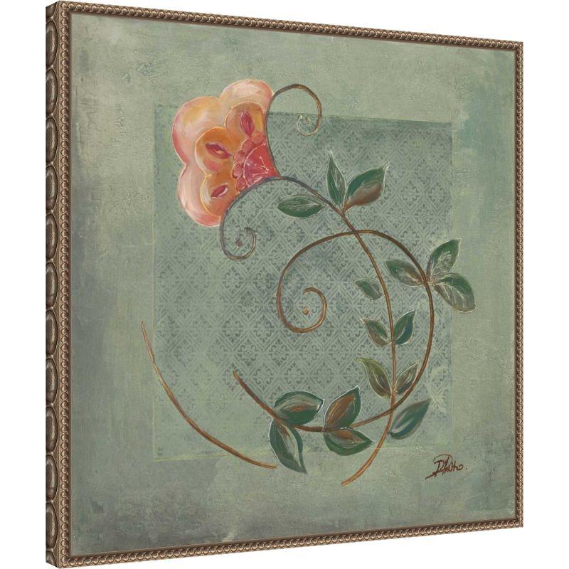 Amanti Art Ornaments in Green II by Patricia Pinto Framed Canvas Wall Art