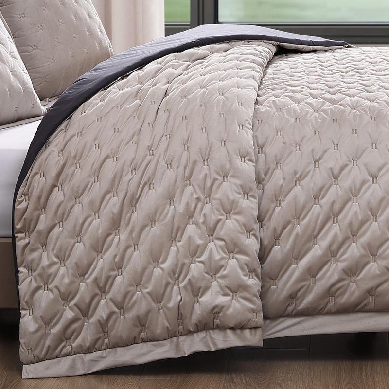 BeBeJan Bebejan 3 Piece Velvet Comforter Set