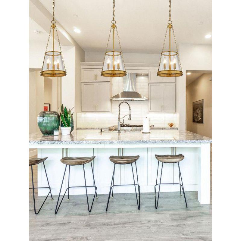Z-Lite Prescott 3 - Light Pendant in  Rubbed Brass