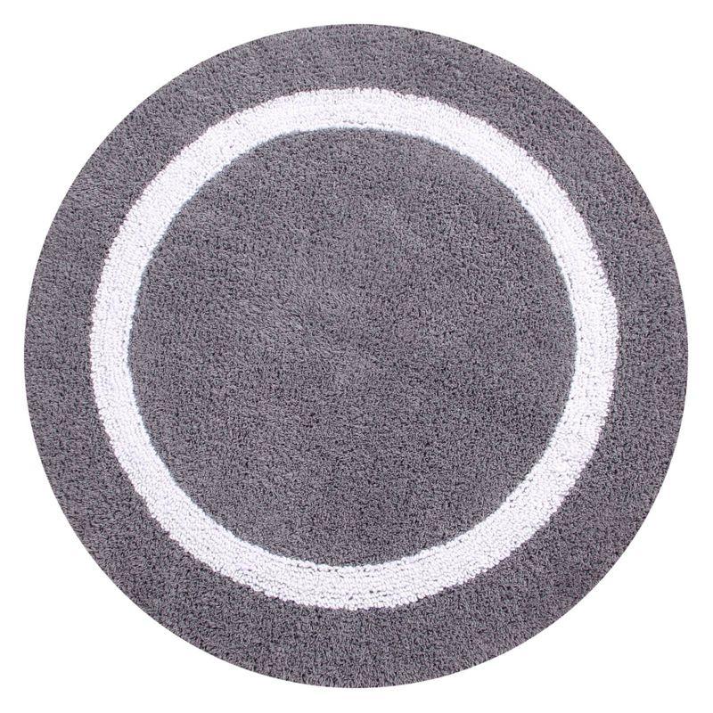 Widman 100% Cotton Bath Mats Reversible Super Absorbent Soft Bathroom Rug