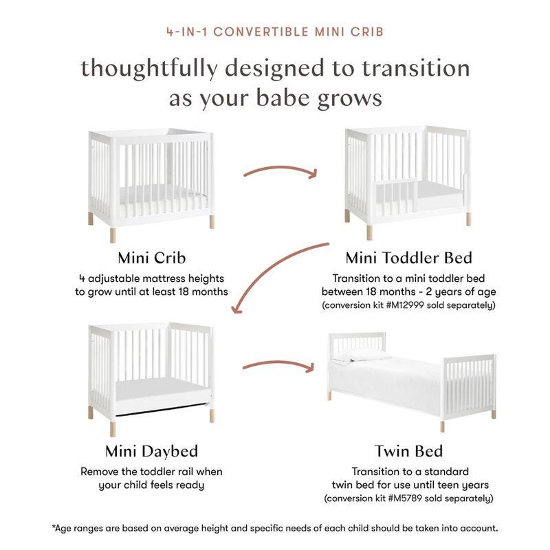 Gelato 4-in-1 Mini Convertible Crib