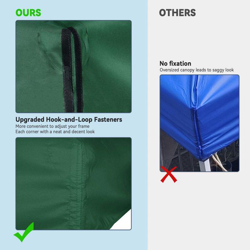 Yescom Yescom Canopy Top Replacement for 2-Tier Crescent TJSG081 Gazebo Outdoor Garden Yard Patio Cover