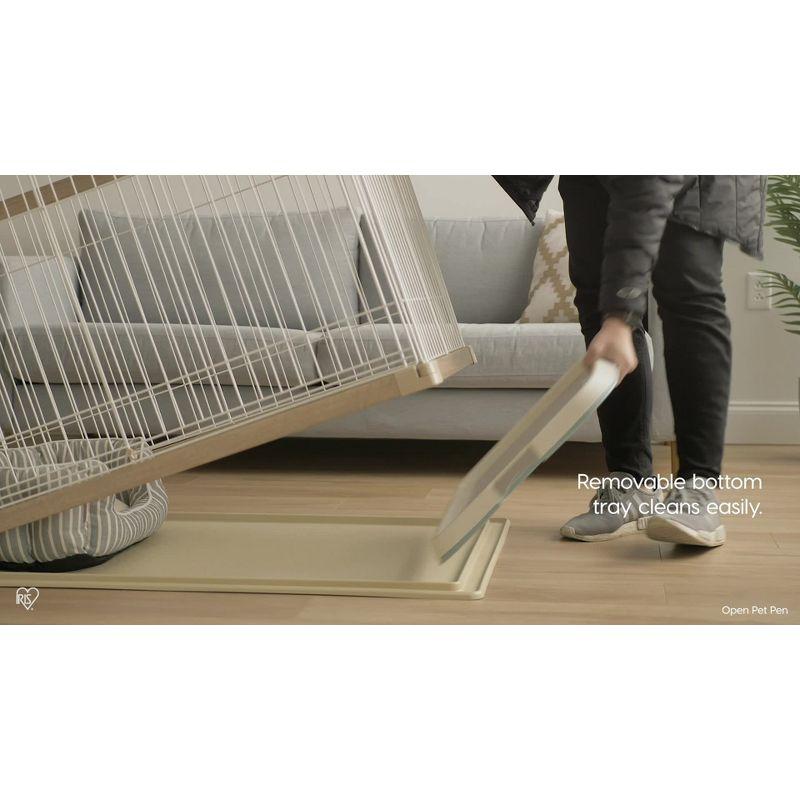 4 Panel Metal Exercise Pen With Door