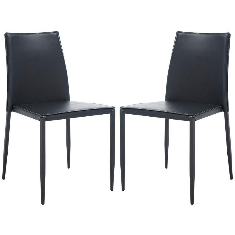 Cason Dining Chair (Set Of 2) - Black - Safavieh