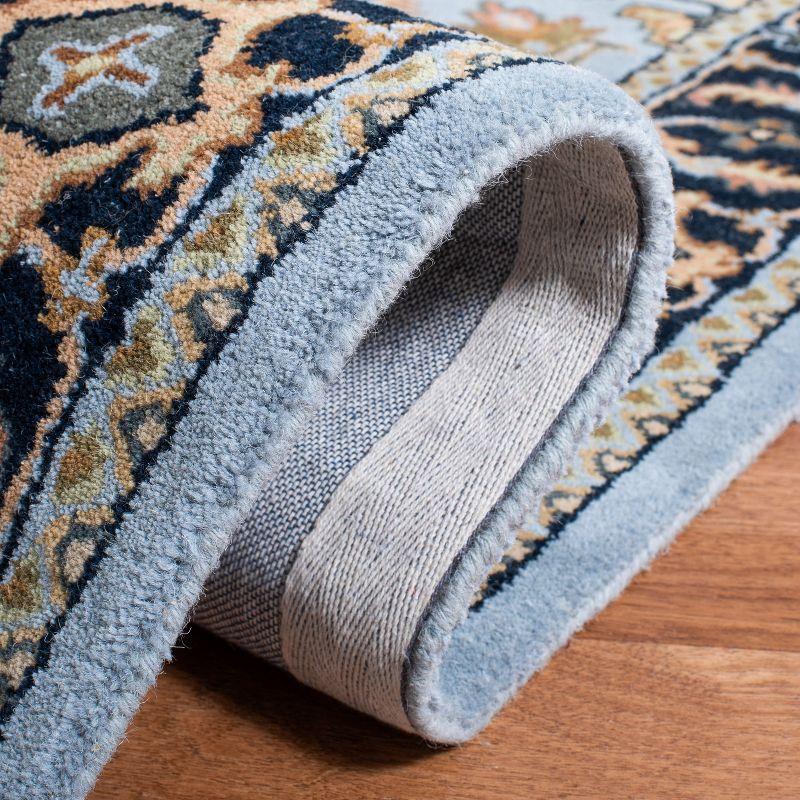 Heritage HG625 Handmade Accent Rug - 3'x5' - Blue/Light Brown - Safavieh