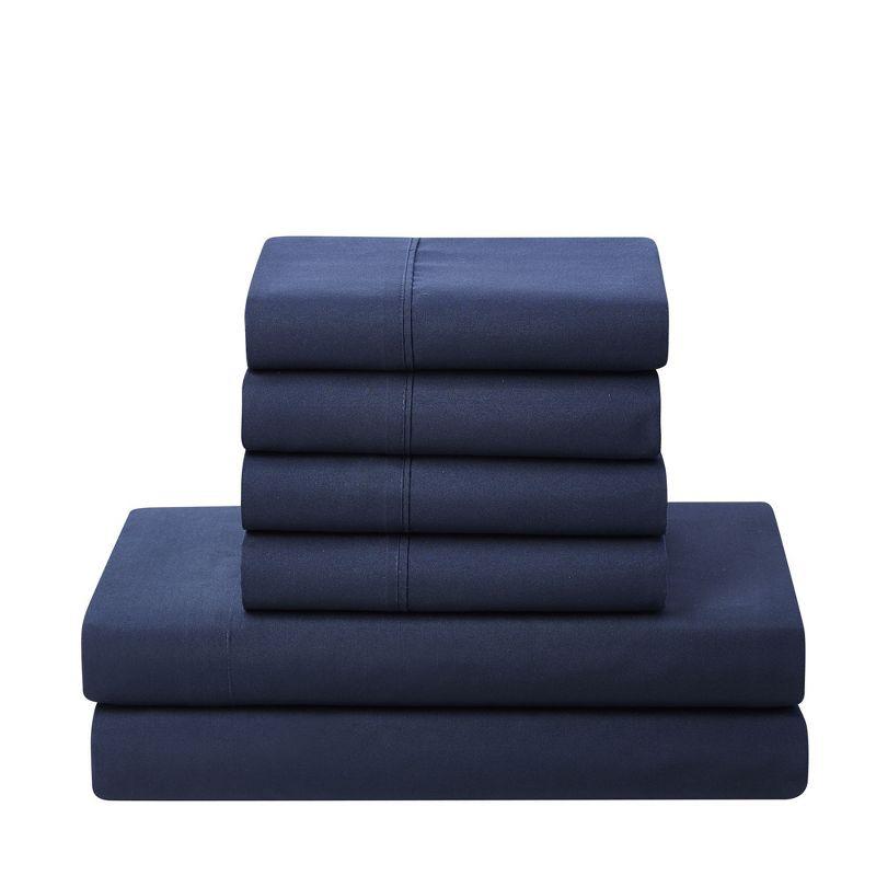 Sweet Home Collection All Season Bed-in-A-Bag 5pc/7pc Solid Color Comforter & Sheet Set Ultra Soft Bedding by Sweet Home Collection