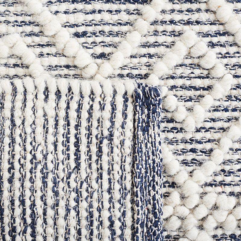 Natura NAT827 Hand Woven Area Rug - Ivory/Navy - 8'x10' - Safavieh.