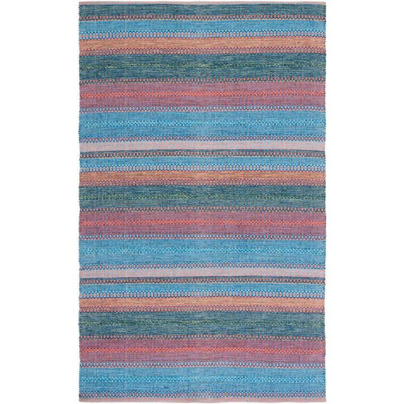 Montauk MTK851 Hand Woven Area Rug - Blue/Orange - 3'x5' - Safavieh.