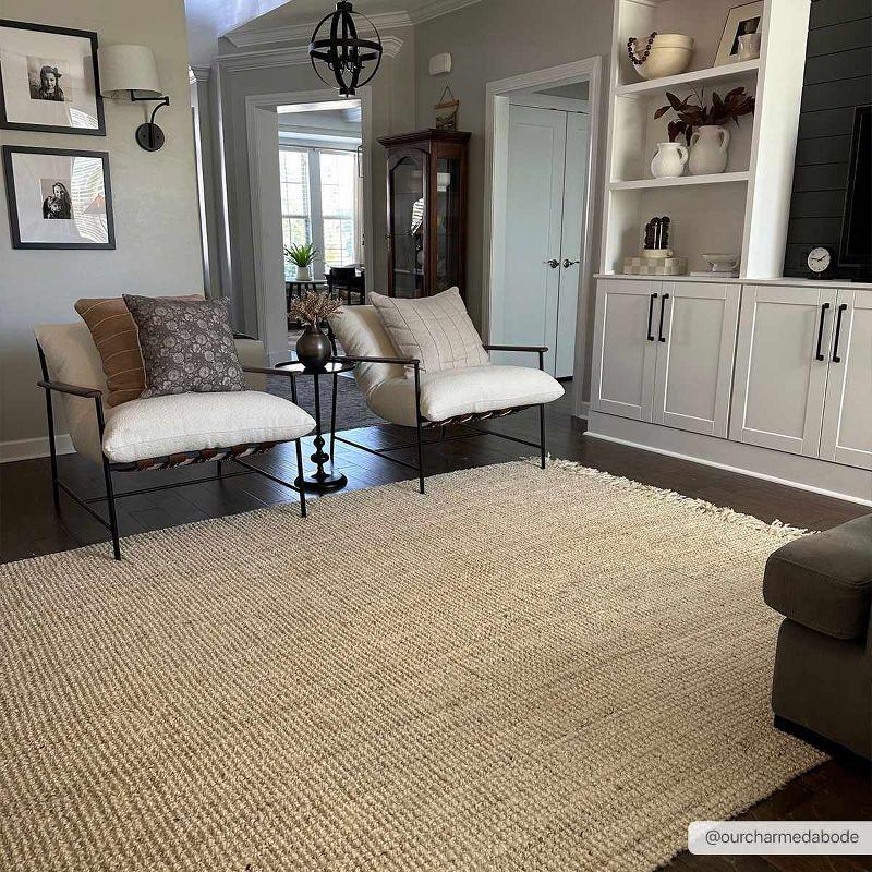 Hauteloom Moncton Handmade Jute/Sisal Beige Area Rug