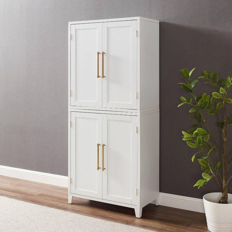 Crosley 70" Roarke Kitchen Pantry Storage Cabinet White