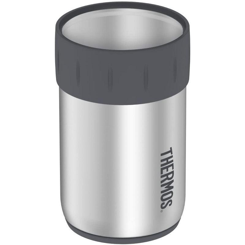 Thermos 12 oz. Insulated Stainless Steel Beverage Can Insulator - Silver/Gray