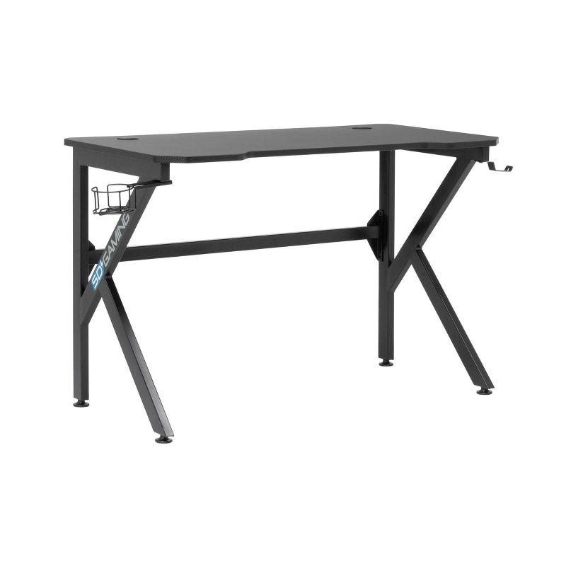 SD Gaming Saga PC Gaming Desk with Charging Hub