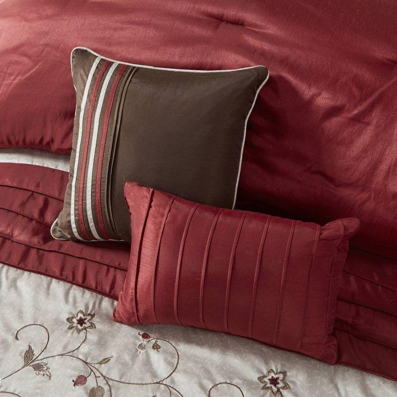 Madison Park Serene Embroidered 7 Piece Comforter Set